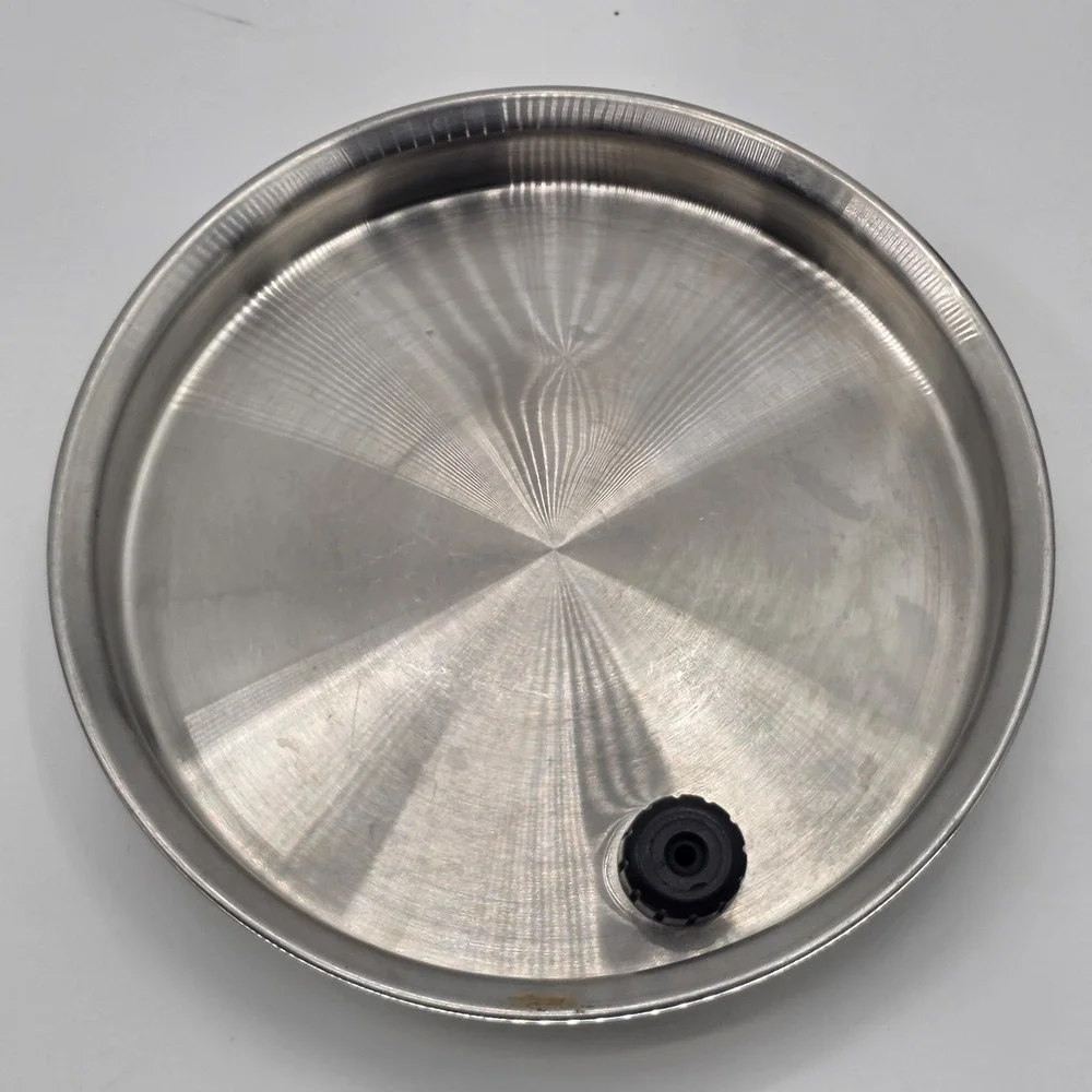 Royal Prestige 9 Inch 7 Ply SS Titanium Copper Silver Alloy Sauce Pan Lid VTG